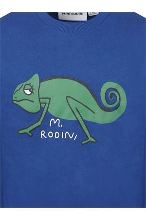 felpa in cotone blu MINI RODINI KIDS | 2522016660BLUE